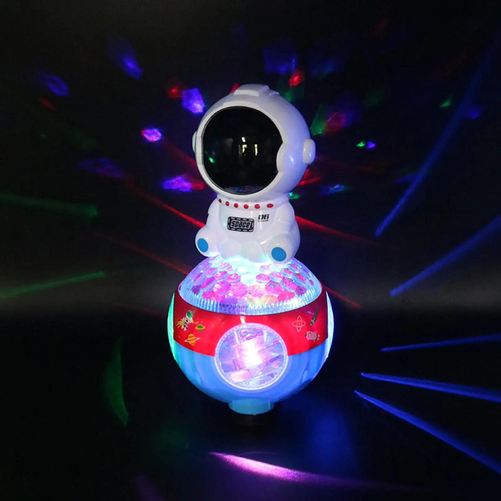 

Creative Robot Toy Early Educational Toy 360 Degree Rotatable for Girls