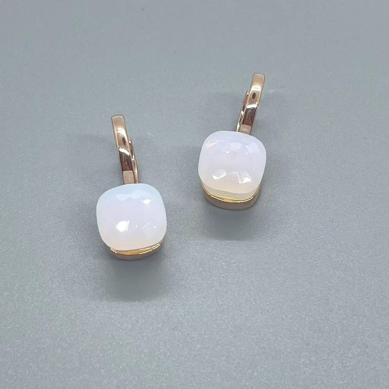 Classic Crystal Candy Earrings For Women 32 Colors Crystal Earrings Gold Plated Sweet Candy Style Earrings Fashion Jewelry