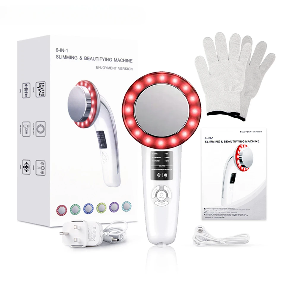 

Dropshipping 6 In 1 Ultrasound Cavitation Machine Body Anti-Cellulite Slimming Massager Galvanic Infrared Therapy Fat Burner