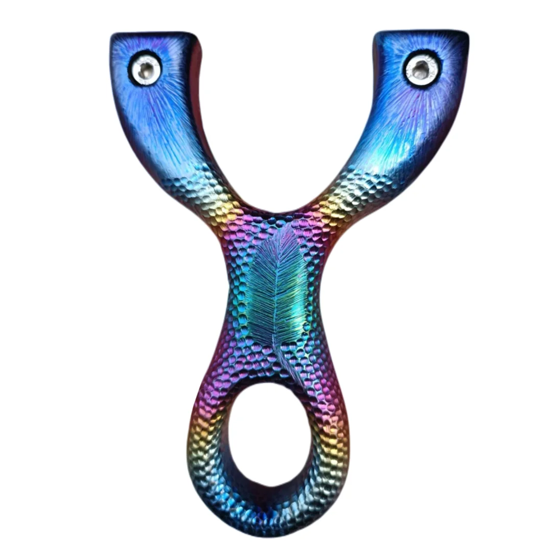 

Professional Outdoor Shooting Hunting Slingshot Full Titanium Alloy Slingshot High Precision TC21 Titanium Alloy Slingshot