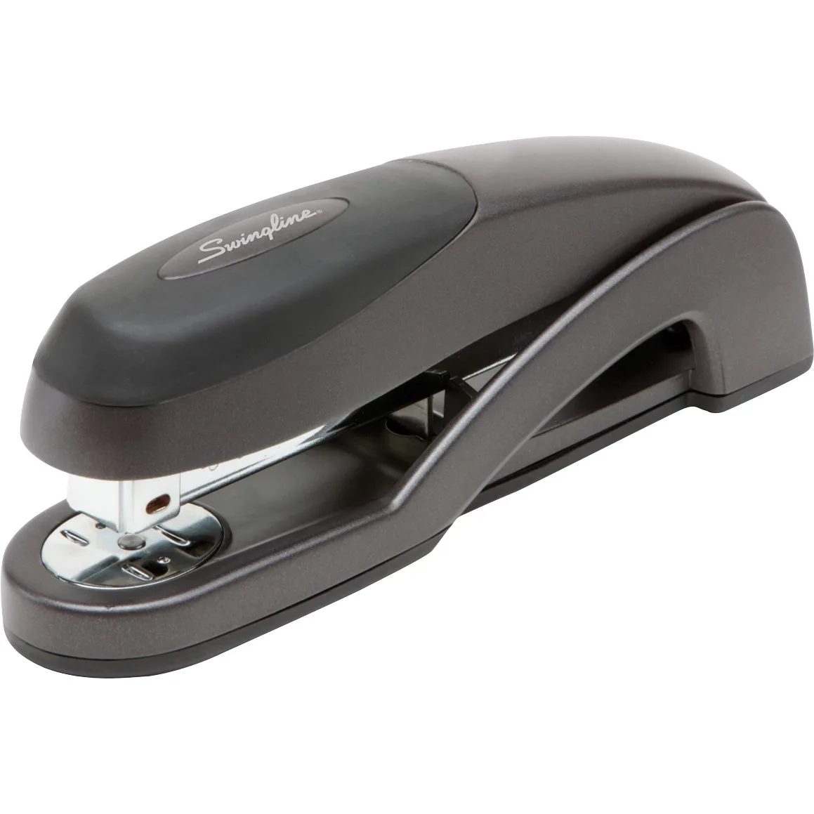 

, SWI87800, Optima Desk Stapler, 1 Each, Graphite Black