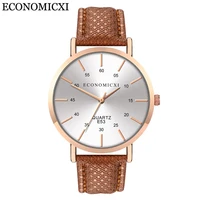 2022 new watch women fashion simple style luxury ladies quartz wristwatch fashion leather strap clock creative dress watches