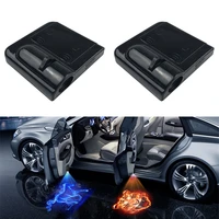 2pcs wireless led car door welcome laser projector logo ghost shadow lights for all car