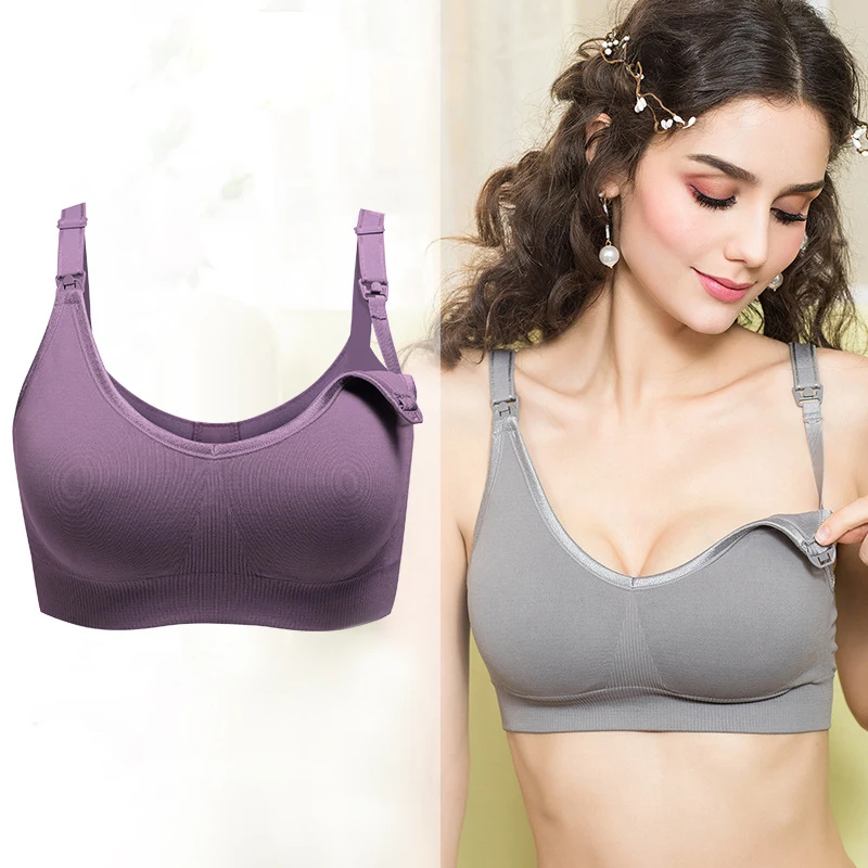 

Одежда для беременных нижнее Белье для беременных Бюстгальтер женские бюстгальтеры хлопковое нижнее белье без косточек для беременных ниж...