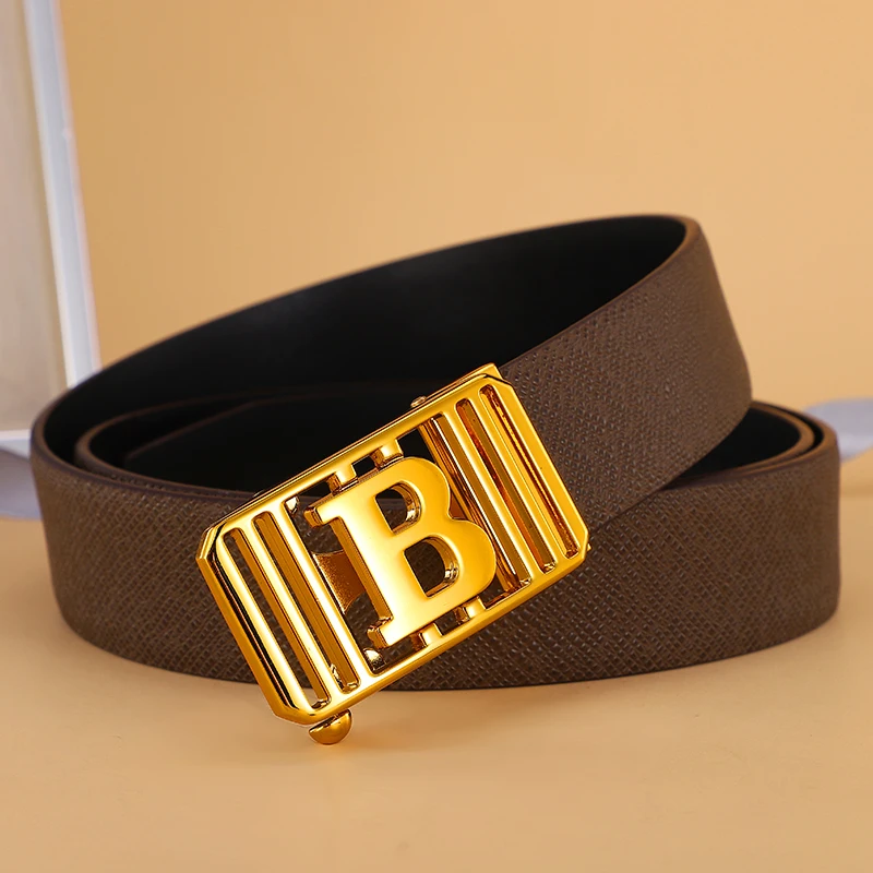 High Quality Designer Belts Men Fashion B Letter Luxury Famous Brand Genuine Leather Belt Men Classic Exquisite Waist Strap 4 High Quality Designer Belts Men Fashion B Letter Luxury Famous Brand Genuine Leather Belt Men Classic Exquisite Waist Strap 4