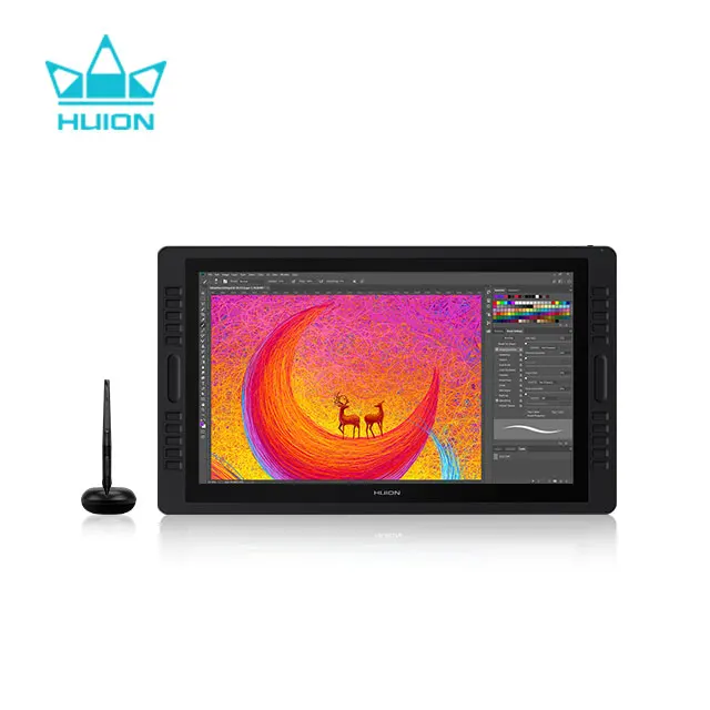 

Графическая панель huion kamvas studio 22 I5, профессиональный планшет с ЖК-дисплеем и цифровым стилусом для рисования, все в одном