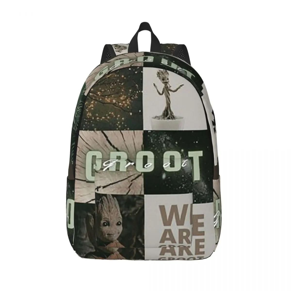 

3d Anime Cartoon Groot Backpack for Kindergarten Primary School Student Super Hero Book Bags Boy Girl Kids Daypack with Pocket