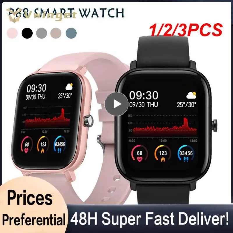 

1/2/3 шт., водонепроницаемые умные часы P8