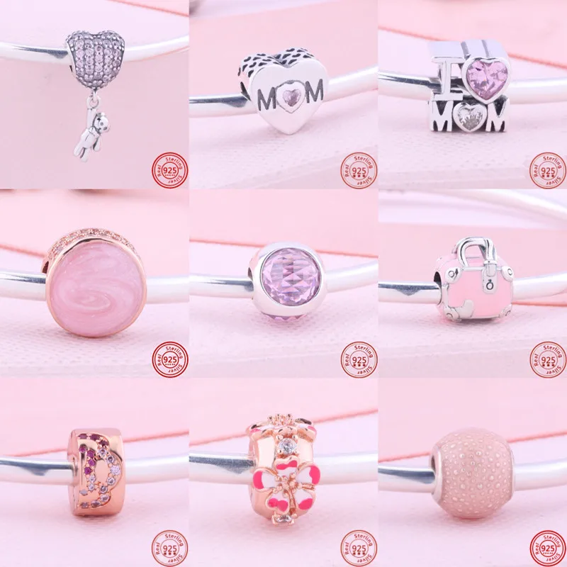 Бусины из серебра 925 пробы в виде сердца | Украшения и аксессуары