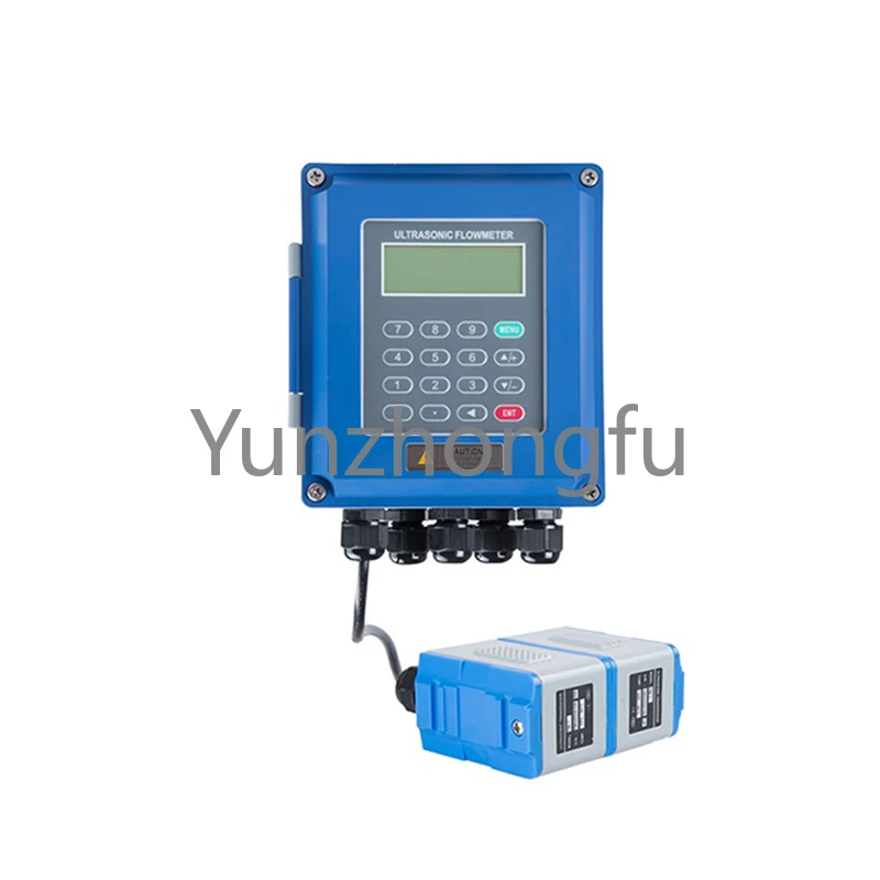 

JUF-2000B Digital Ultrasonic Flowmeter Industrial Separate Fixed Ultrasonic Water Flow Meter Sensor