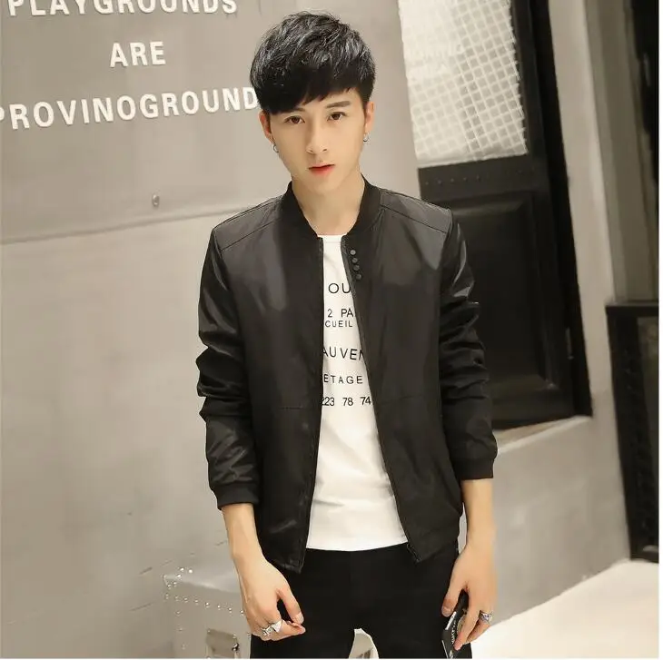 

2023 New Casual Jacket Men Loose Bomber Jacket Autumn Autumn Spring Jacket