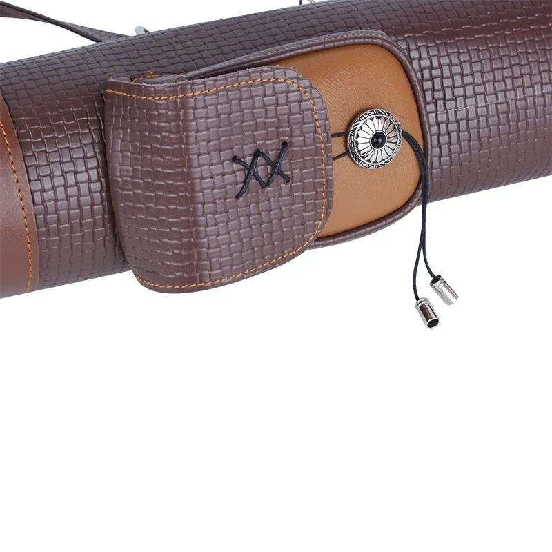 Портативный задний подвесной коричневый лук из воловьей кожи охотничий колчан