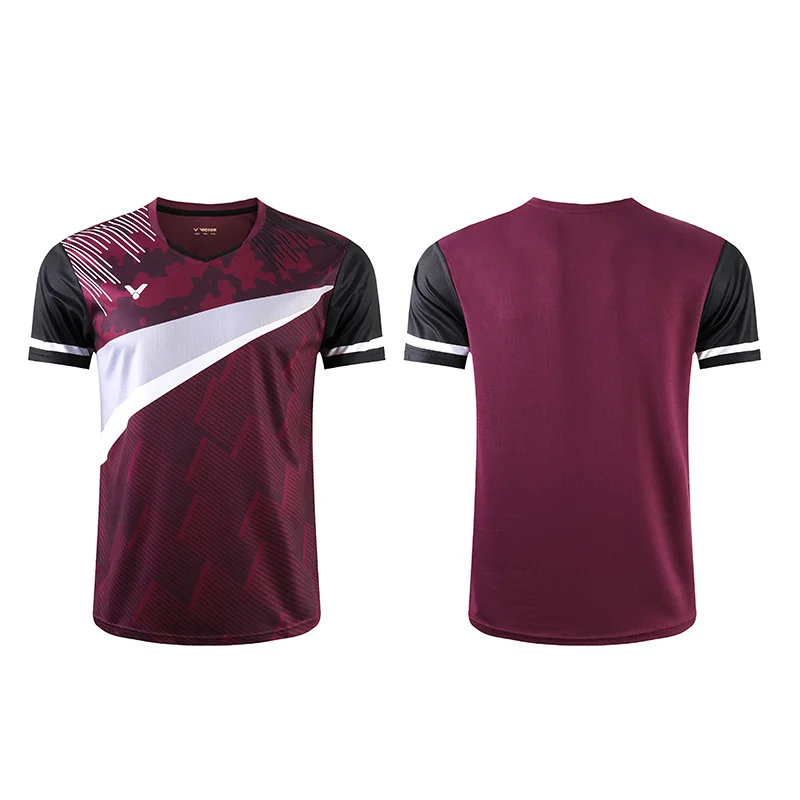

NEW Badminton Sport Clothes Men Women Table Tennis Shirt Qucik Dry Tennis Tee Top Man Girl Gym Fitness Male Running T-shirt -40