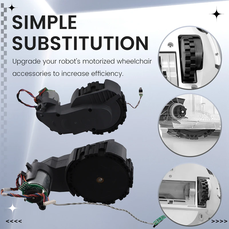 Модуль ходьбы аксессуары для ведущих колес Roborock G20/G20S/S8/S8MAXV запасные части