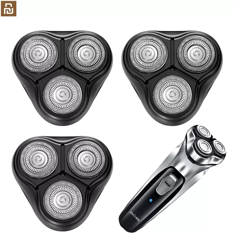 

Electric Shaver Replacement Head form Xiaomi Youpin Men's Razor 3D Floating Blade Head, Removable Blade Washable1-5 Pcs 3