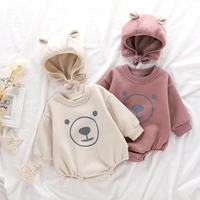 newborn girl boy cotton jumpsuits baby rompers caps clothes sets outfits autumn winter long sleeve toddler infant overalls 2pcs