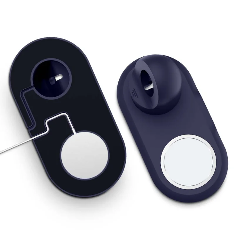 phone holder smartphone wireless charger holder stand for magsafe silicone charging station dock for iphone apple watch series free global shipping