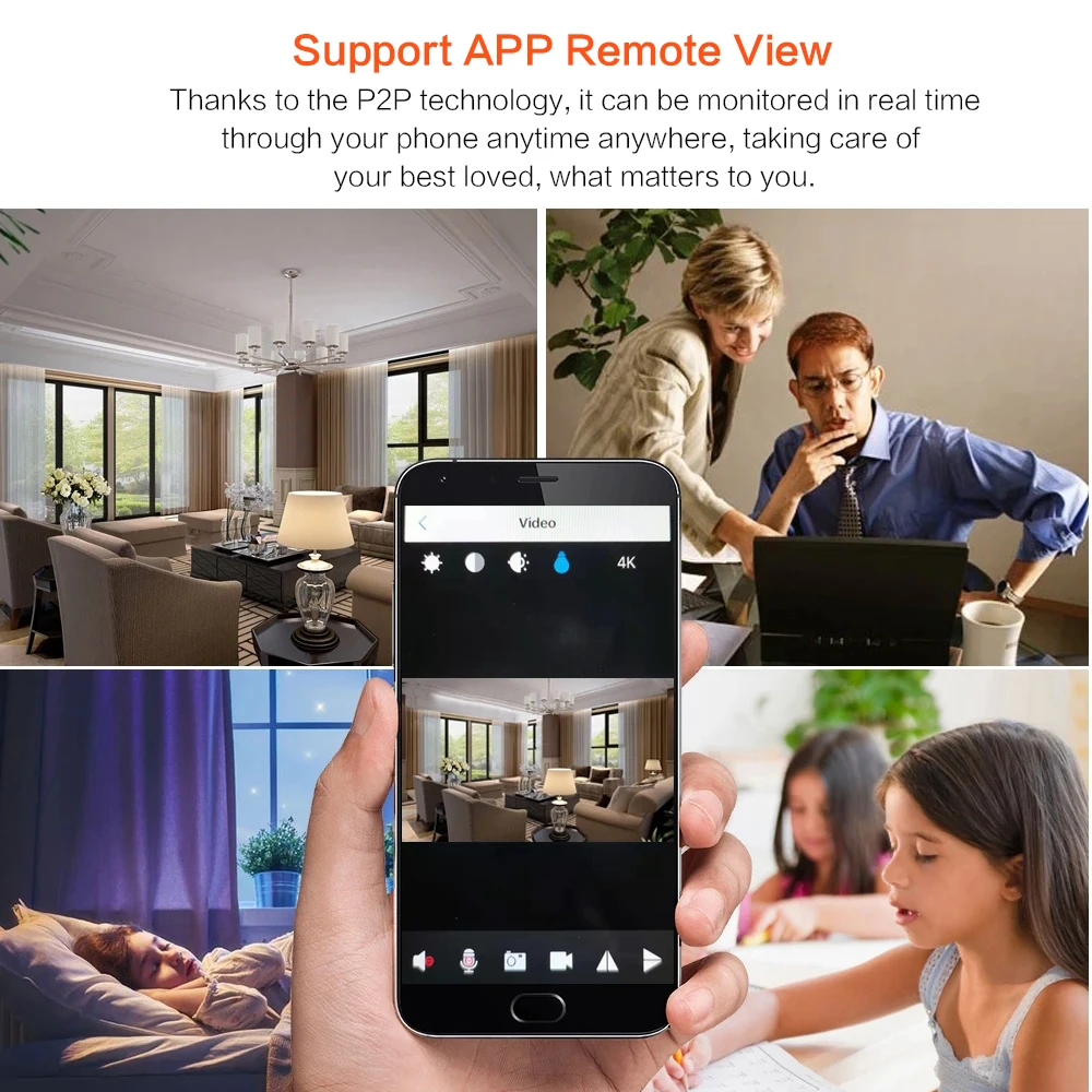 1080p Мини Wi-Fi камера удаленного просмотра P2P IP-видео Беспроводная микро веб-камера