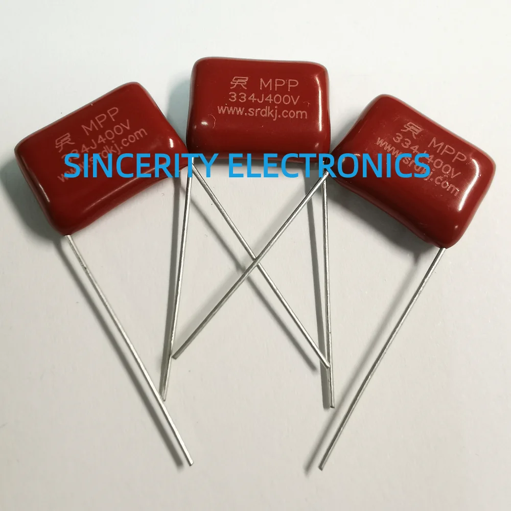10pcs/Lot CBB21 334J400VDC 0.33uF400V 330nF400V Pitch 15mm Metallized Polypropylene Film Capacitor China Original Manufacturer - купить по