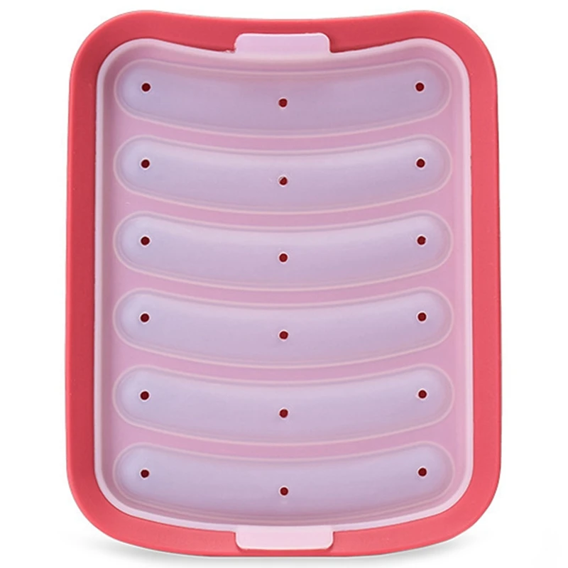 Силиконовая форма для хот-догов сделай сам коробка силиконовая колбасы яиц