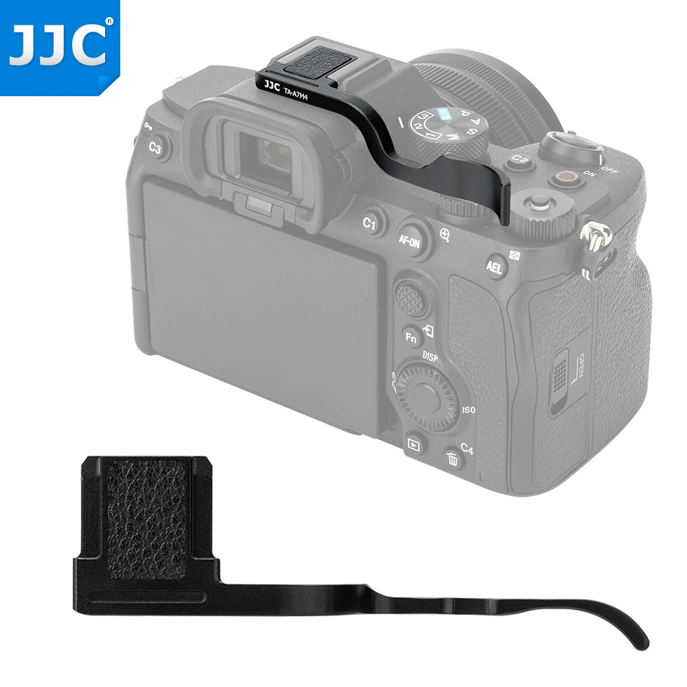 

JJC Thumbs Up Grip for Sony A7M4 A7 IV Hand Grip Holder Microfiber Leather Hot Shoe Cap for Sony A7M4 A7IV Camera Accessories