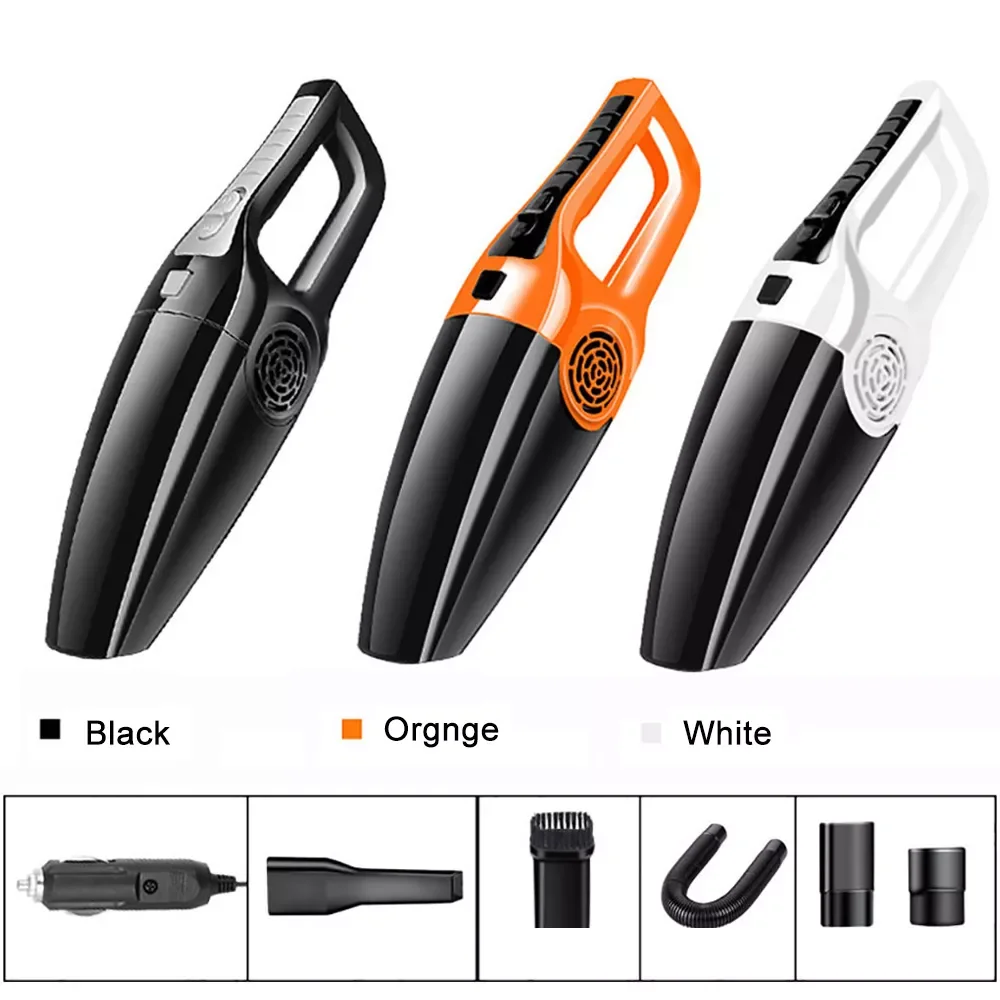 

3600mbar Car Vacuum Cleaner High Suction Hand-held 12V Mini 5 Meter Noodle Dry And Wet Dual-use Car Interior Cleaner