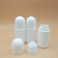 3 pieces 50ml plastic roller ball essential oil sub bottling mist container travel refillable bottle diy deodorant accessories