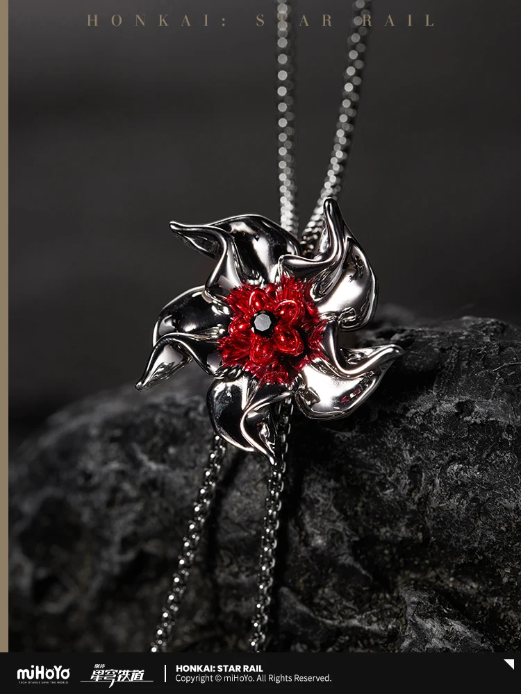 MiHoYo официальное ожерелье Honkai Star Rail Acheron модный тренд колье подвеска комплект