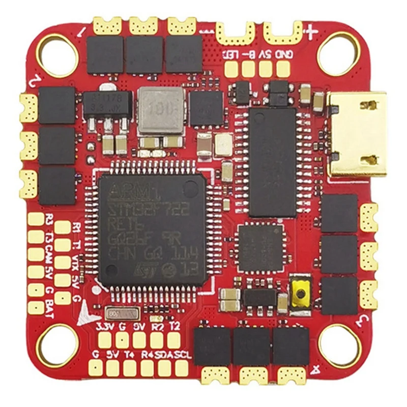 

Полетный контроллер FBIL-Hakrc F722 40A Aio с двумя USB-портами, электрическая интеграция для Fpv гоночного летательного аппарата 2-6S