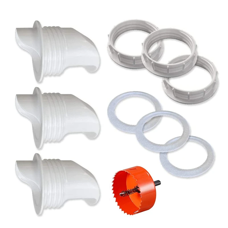 

Chicken Feeder DIY Poultry Feeder Port Gravity Feed Kit, Rain Proof, Weather Resistant, No Waste Chicken Feeders