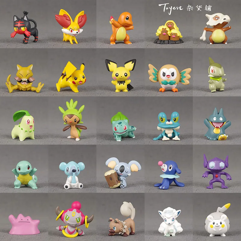 Экшн-фигурка покемона Пикачу чимчар Mimikyu Сквиртл Бульбазавр Турский парик пиплап