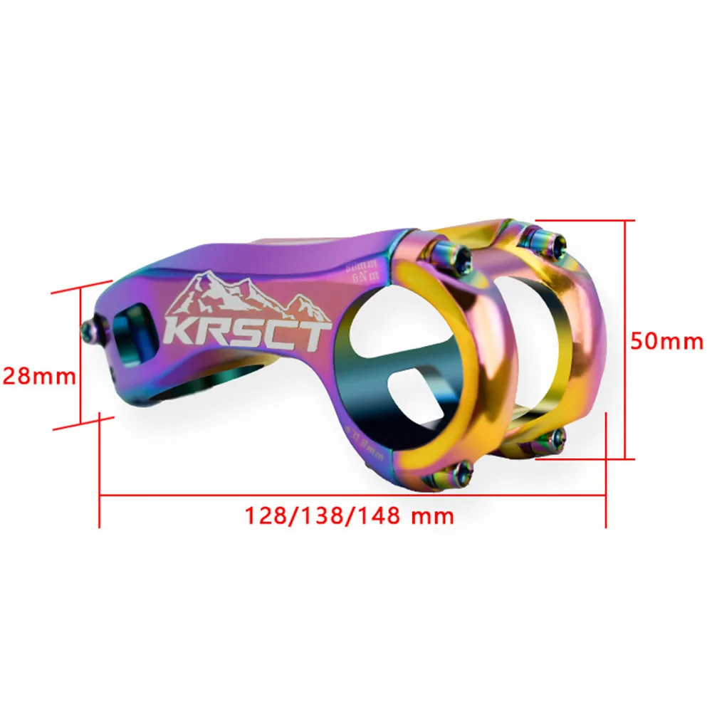 Цветные стержни руля горного велосипеда из алюминиевого сплава с покрытием от