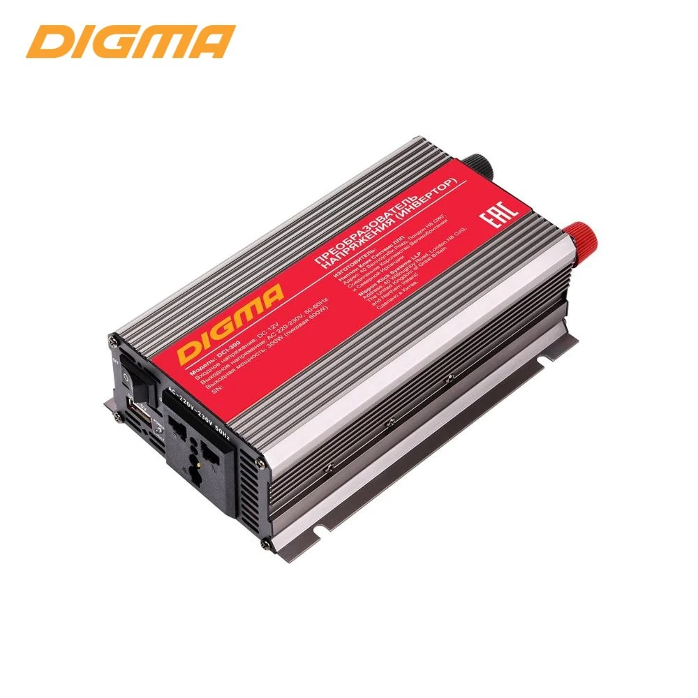Автоинвертор Digma DCI-300 300Вт |