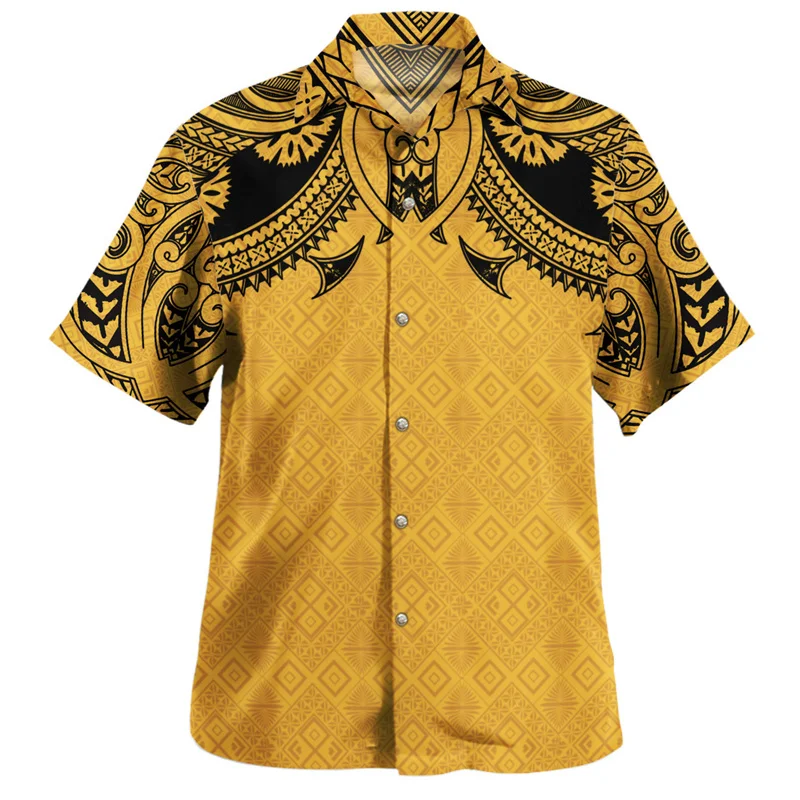 Мужская летняя рубашка Bula с 3D принтом