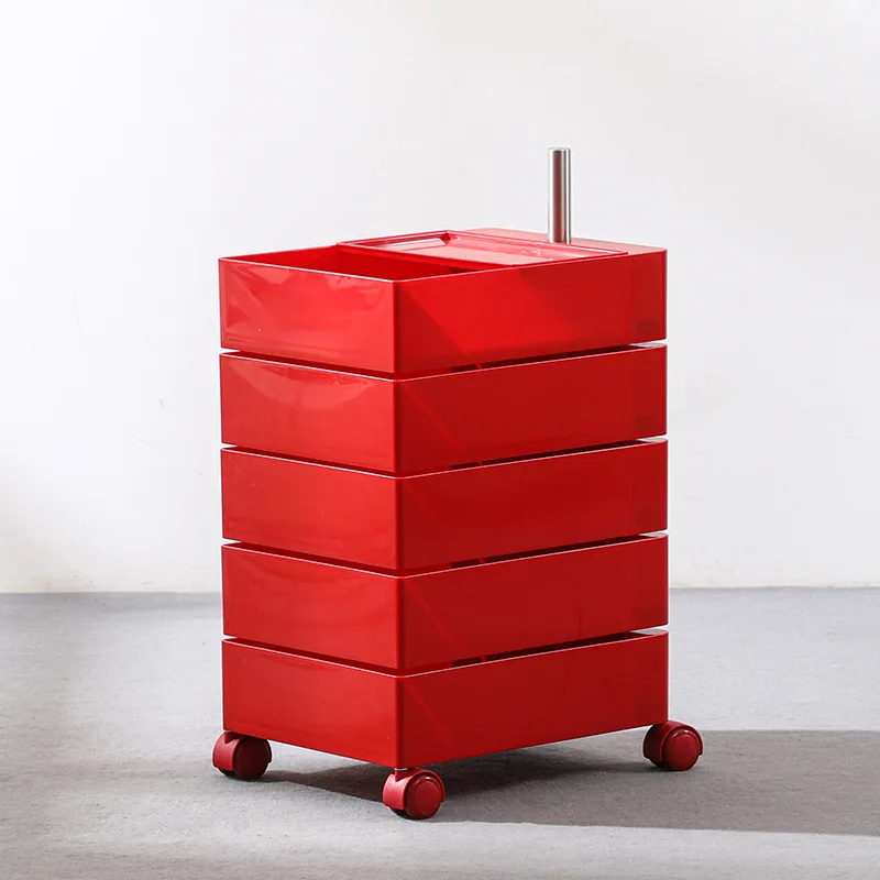 

360 Rotating Bedside Table Movable Cabinet Sofa Side Coffee Chest Table Multifunctional Cupboard Modern Storage Night Stand