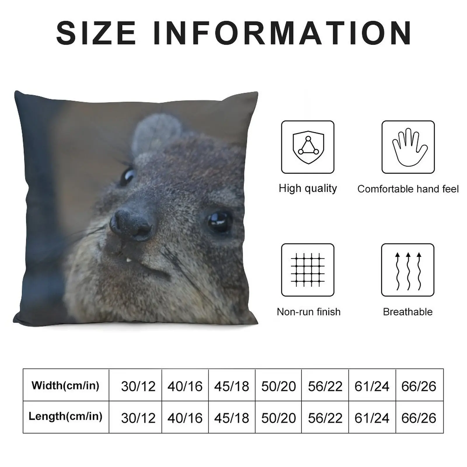 Декоративная подушка Rock Hyrax роскошные наволочки рождественские украшения для