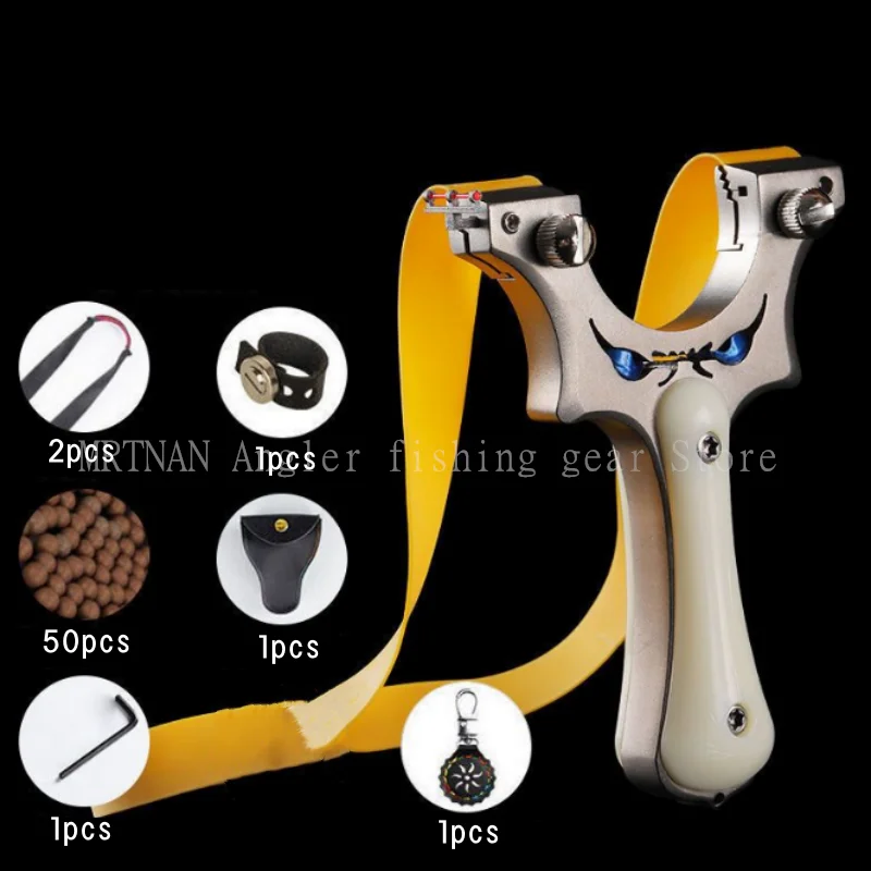 

High-Power Laser Aiming Slingshot Stainless steel Hunting Slingshot Accessories Adult Outdoor Shooting