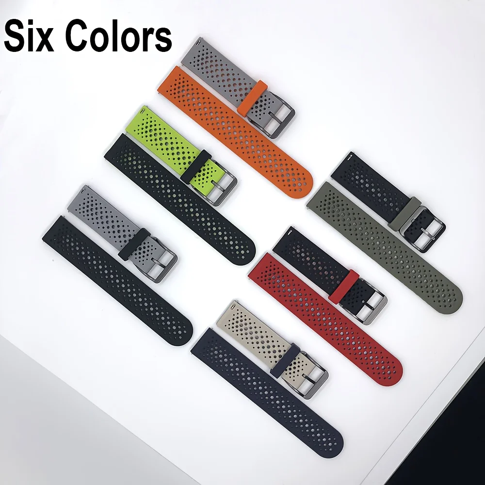 Силиконовый ремешок для умных часов 22 мм для Zeblaze GTS 3 GPS Stratos 23 Uitra для Zeblaze Btalk 3, сменный ремешок-браслет (art.: 3920d0c8aa205) - 3920d0c8aa205