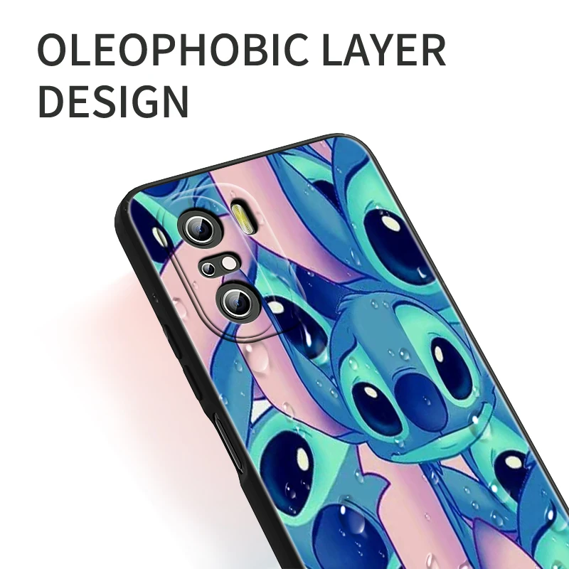 Чехол Ститч для телефона Xiaomi Redmi Note 12 11E 11S 11 11T 10 10S 9 9T 9S 8 8T Pro Plus 4G