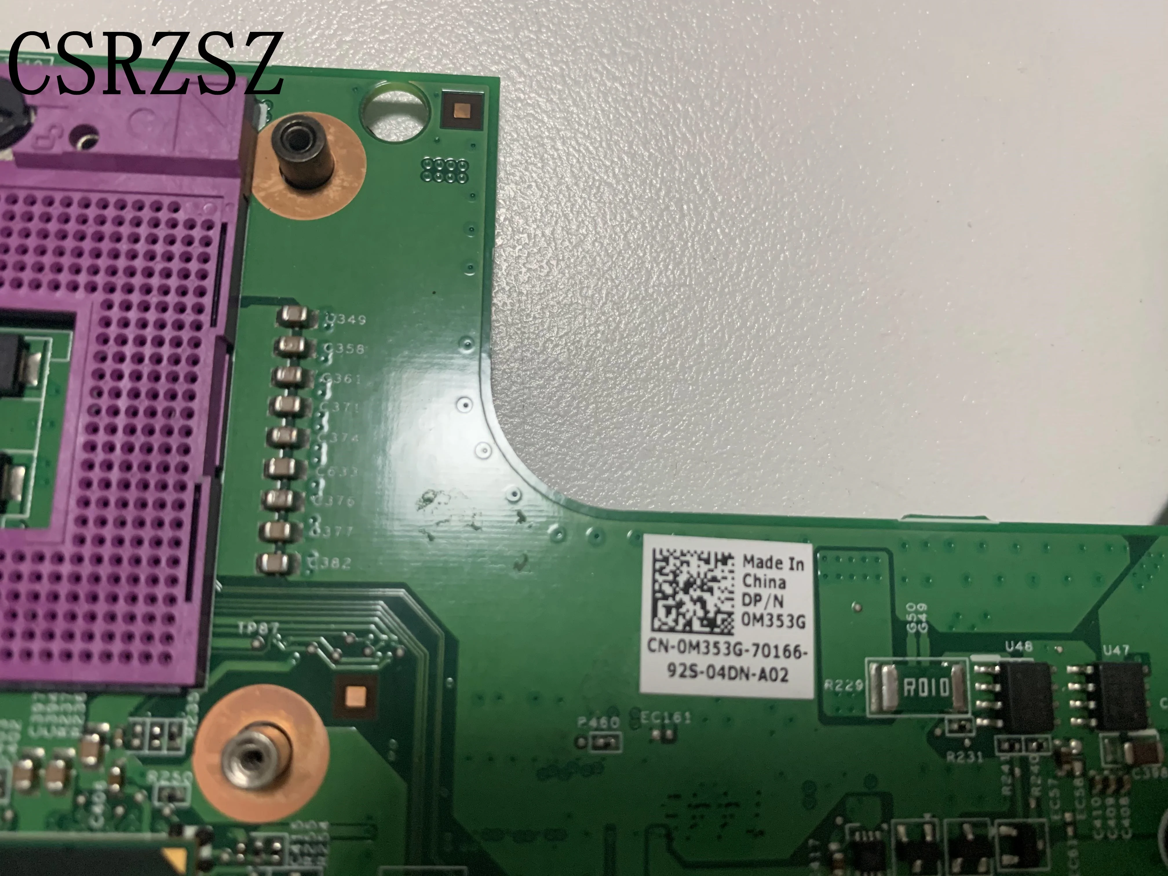 Материнская плата CSRZSZ для ноутбука Dell inspiron 5567 5767 с процессором i7-7500u |