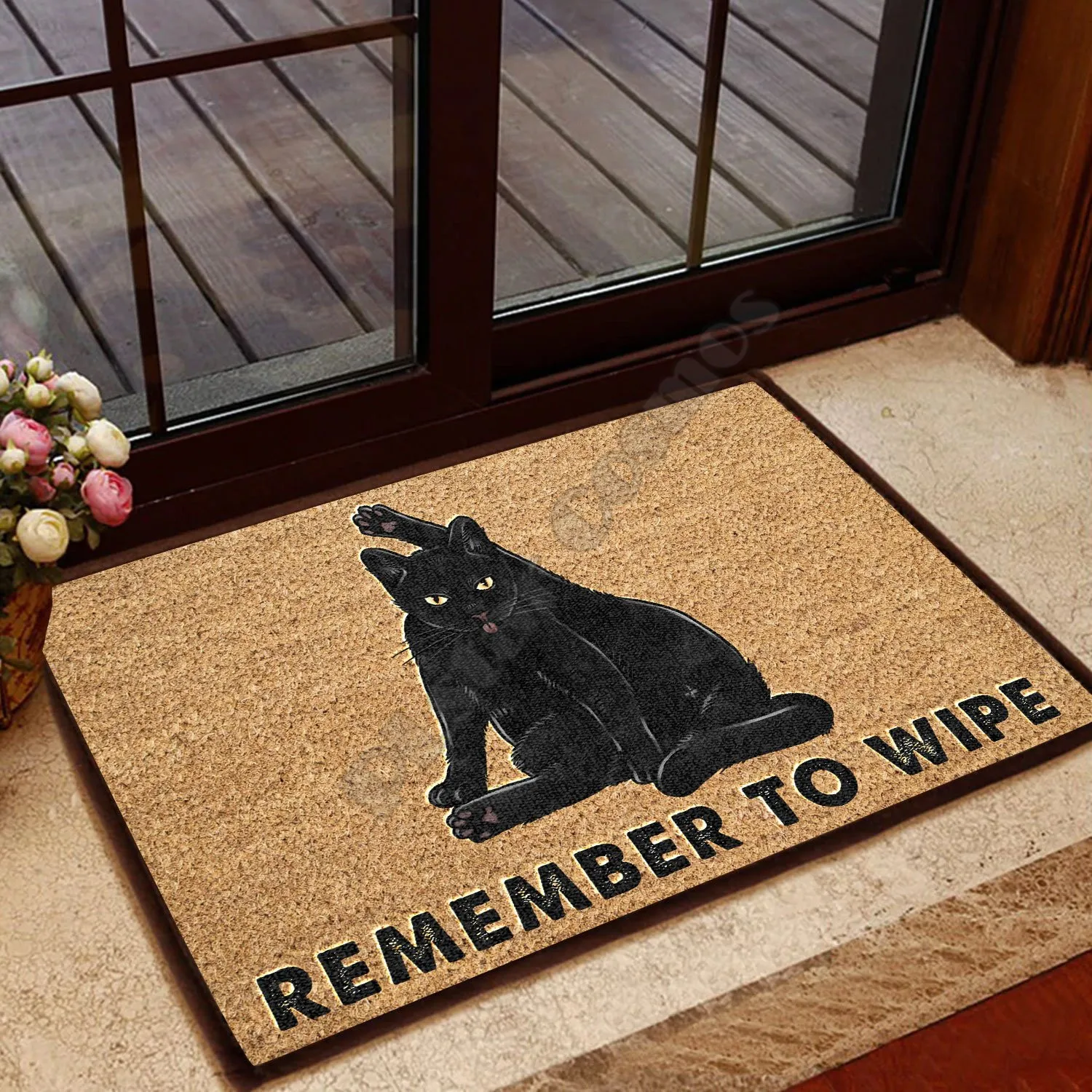 

Не забудьте стереть кошачий коврик 3D, разные размеры, Нескользящие дверные напольные коврики, декоративный коврик для крыльца
