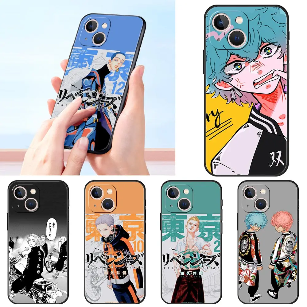 

Cover for iPhone 11 12 13 Pro Max Mini 11Pro 12Pro 13Pro SE X XS Max XR 5 6 6S 7 8 Plus Original Luxury Tokyo Revengers Anime