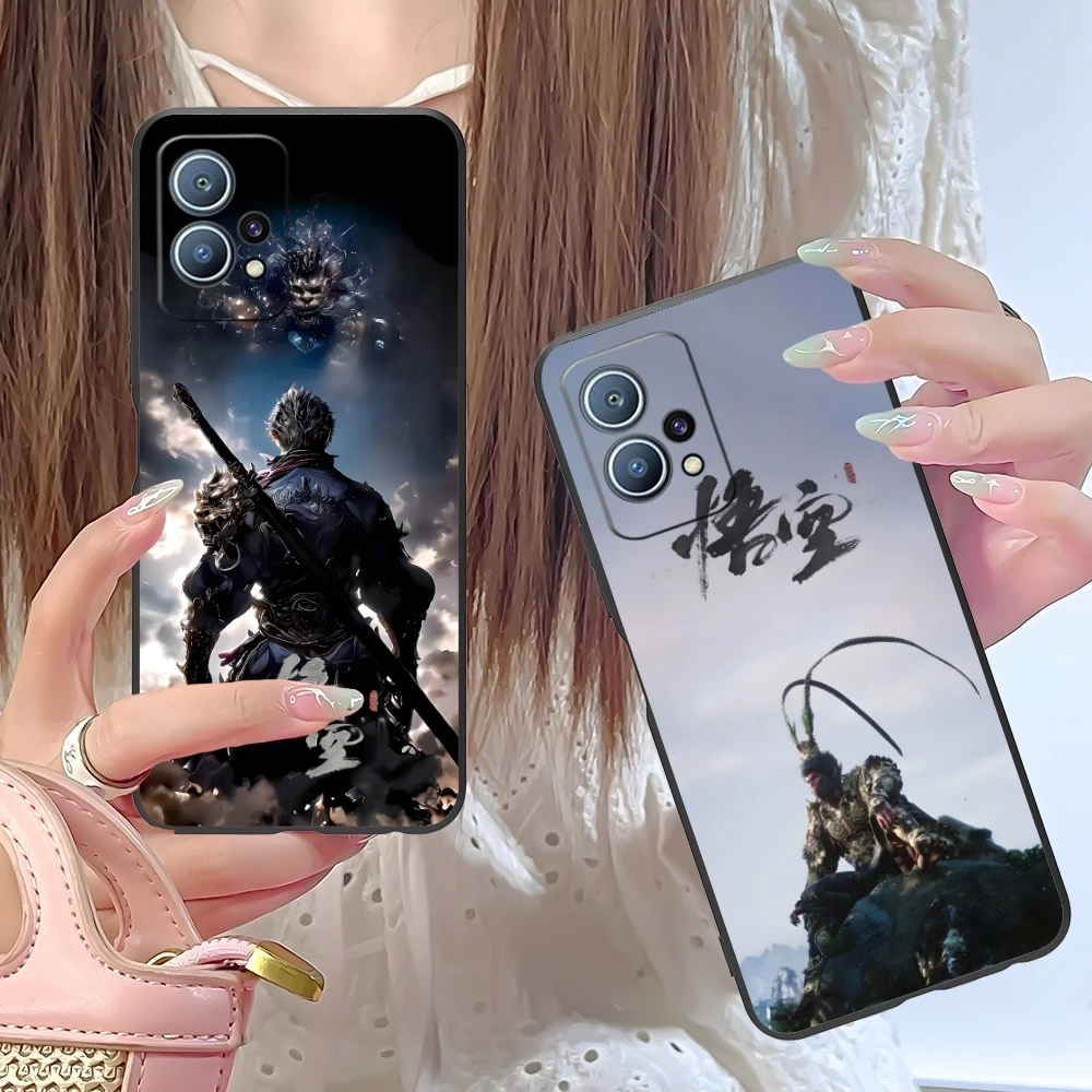 Чехол для мобильного телефона Black Myth Wukong Huawei P60 P50 P40 P30 P20 P10 P9 P8 Pro Lite Plus черный