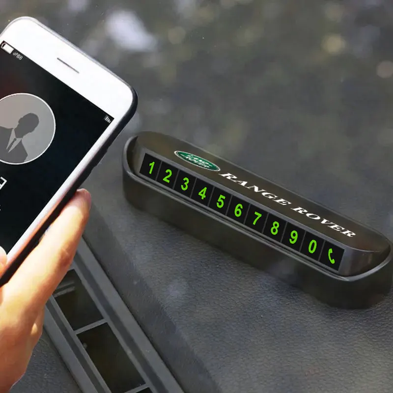 Автомобильная временная парковочная карта значок Стайлинг автомобиля для Land Rover