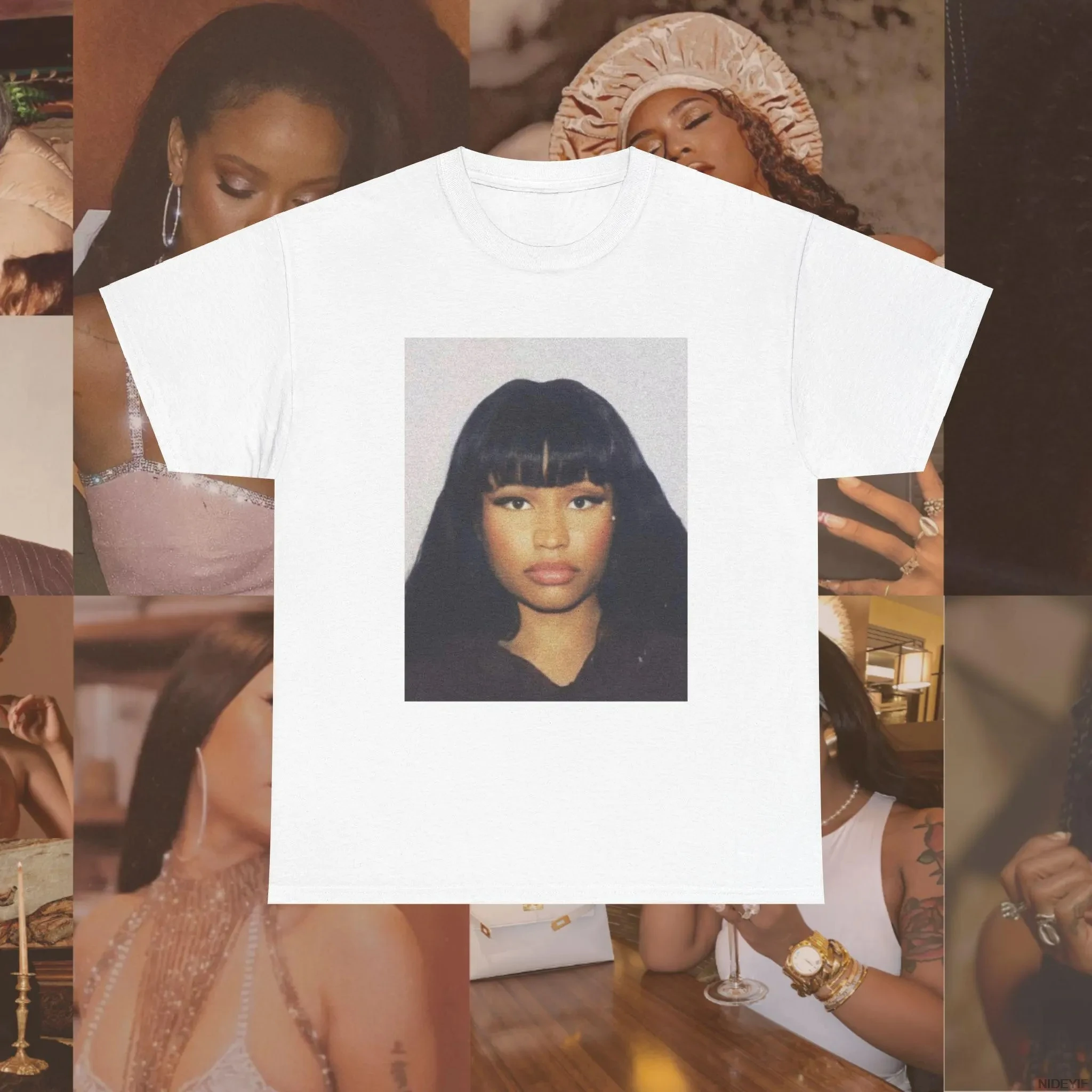 2024 рэпер Никоки Минаж футболка с графическим принтом мужские и женские