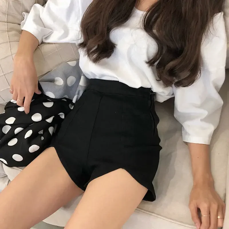 Женские шорты мини джинсы с высокой талией короткие брюки для женщин ношения