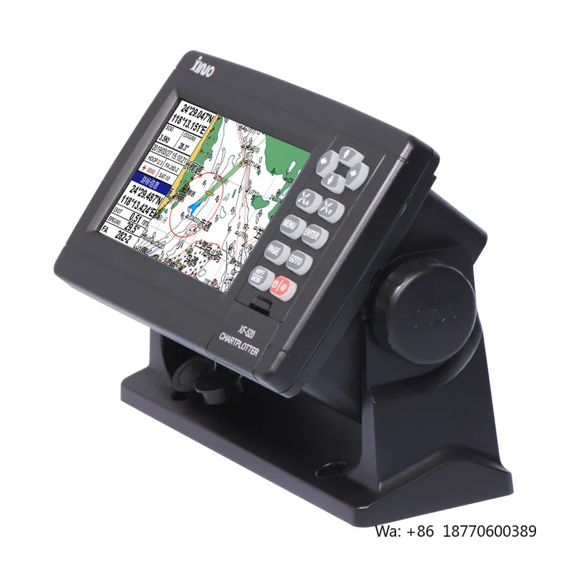 Фото Морской GPS-навигатор Xinuo 5 дюймов, судовой картплоттер Beidou GNSS XF-520 №3