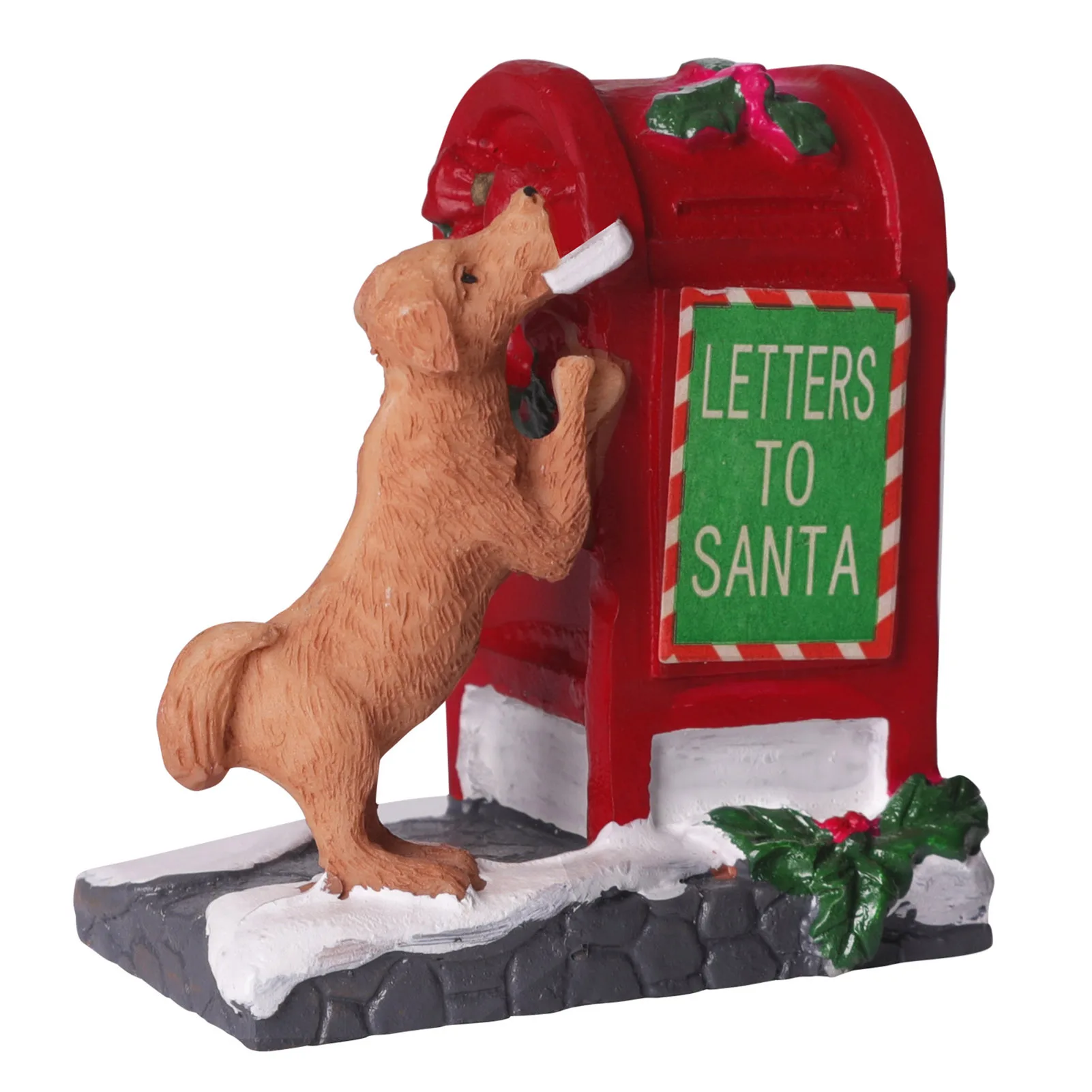 

Christmas Village Figurines Christmas Village Sets Santa's Mailbox Village Sets Home Collection Ornament Christmas Decoration Cu