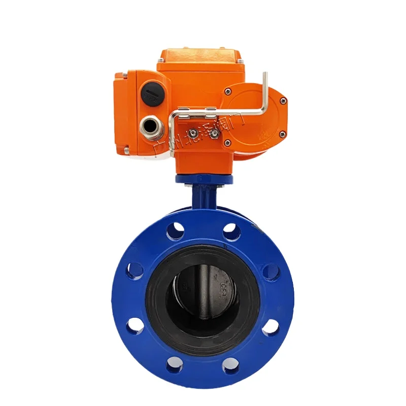 Электрическое мягкое уплотнение фланцевый клапан-бабочка модель 16Q