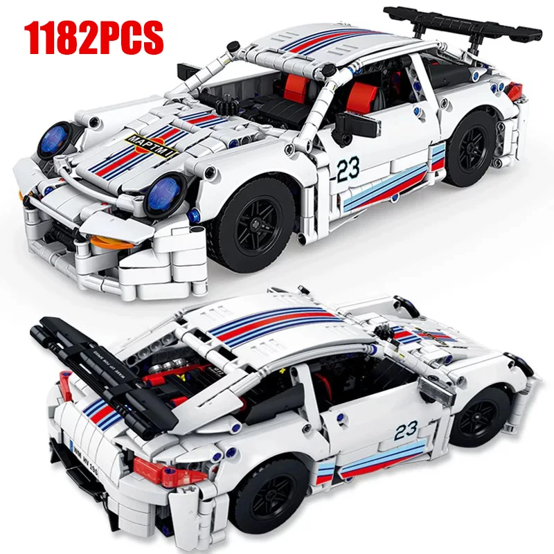 

1182pcs City technical Moc Classic Retro Sport Car Building Blocks Mechanical SR Racing Supercar Vehicle Bricks Toys for Boys